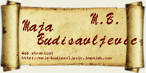 Maja Budisavljević vizit kartica